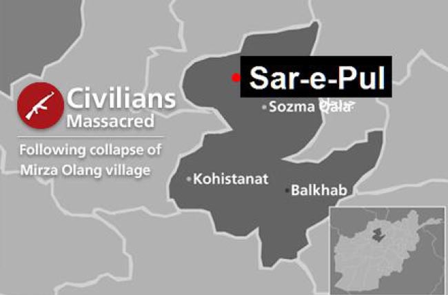 40 Civilians Massacred  in Sar-E-Pul Carnage